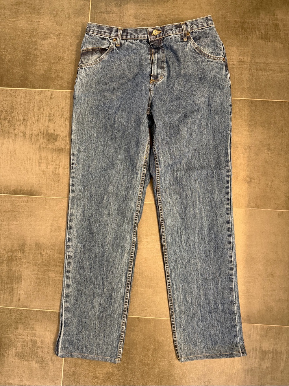 Dearborn Denim Men’s 100% Cotton Relaxed Fit Stone Wash Jean 34 X 32